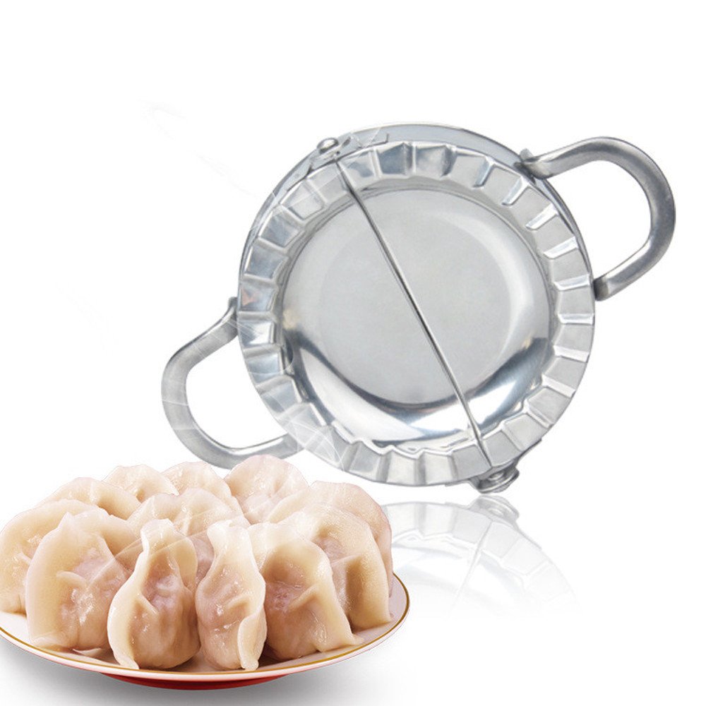 Pangxiannv Dumpling Maker, Dumpling Maker/Press Stainless Steel Dumpling Maker Kit Ravioli Empanada Press Mold, Pierogi Wrapper Pastry Tools (1/2 Pack)