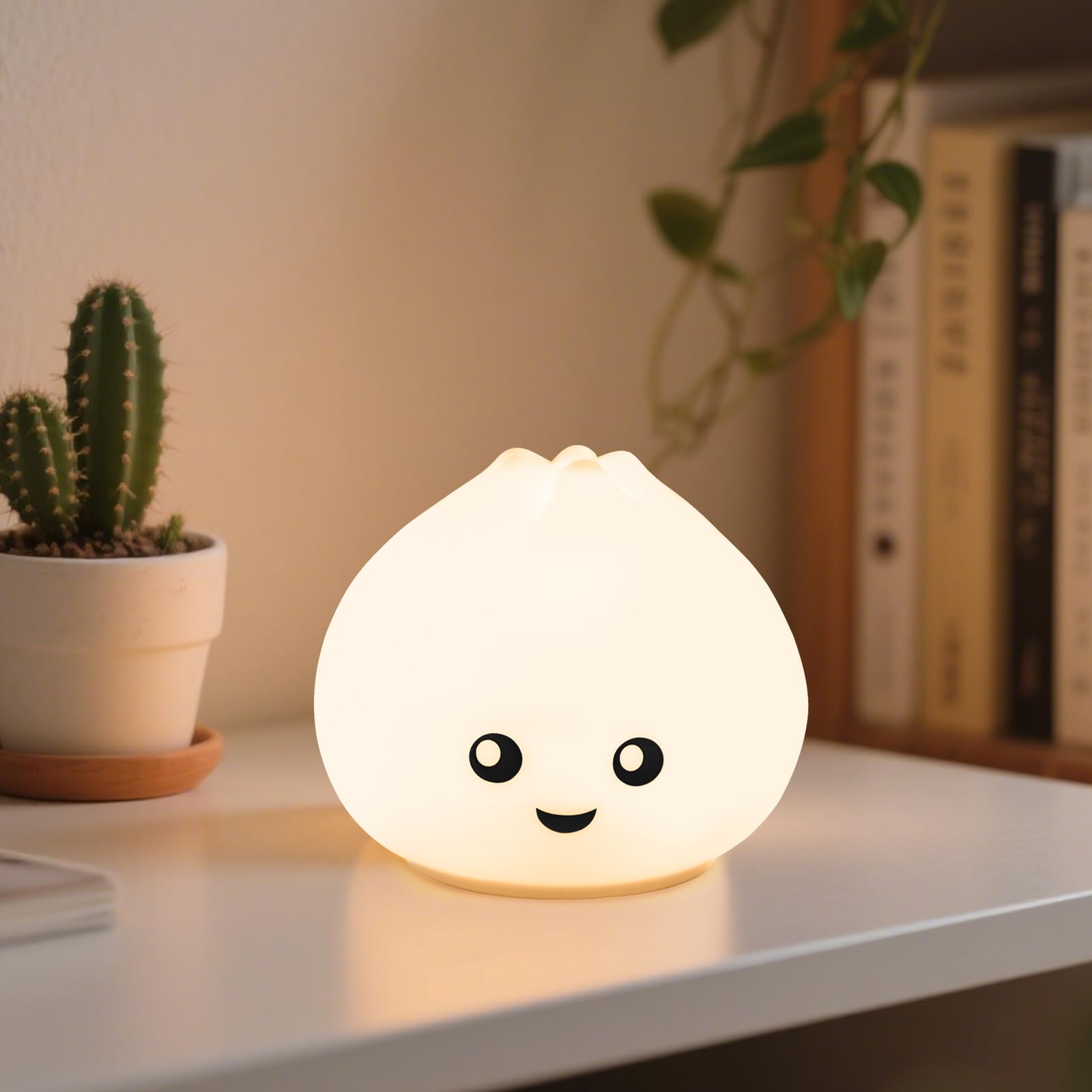BUOAZR Veilleuse Enfant — Lampe en Silicone avec Lumière Chaude