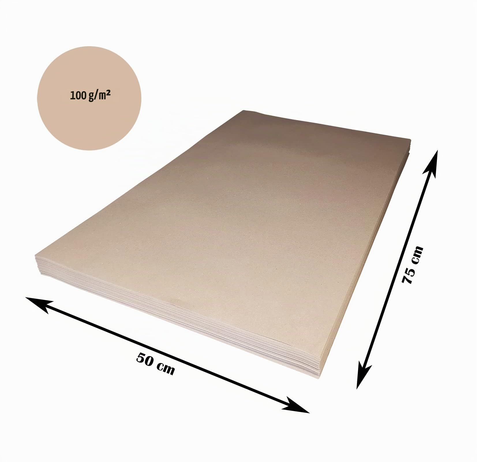 5 kg de feuilles de papier de calage prédécoupées [50 x 75 cm 100 g/m²] Papier d'emballage