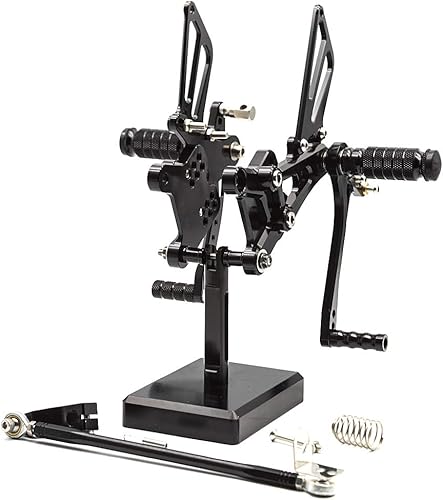 FXCNC Billet CNC - Juego de estacas traseras para motocicleta, reposapiés totalmente ajustables compatibles con CBR600F F4i 2001-2007, CBR600F F4 FXCNC Billet CNC - Juego de estacas traseras para motocicleta, reposapiés totalmente ajustables compatibles con CBR600F F4i 2001-2007, CBR600F F4