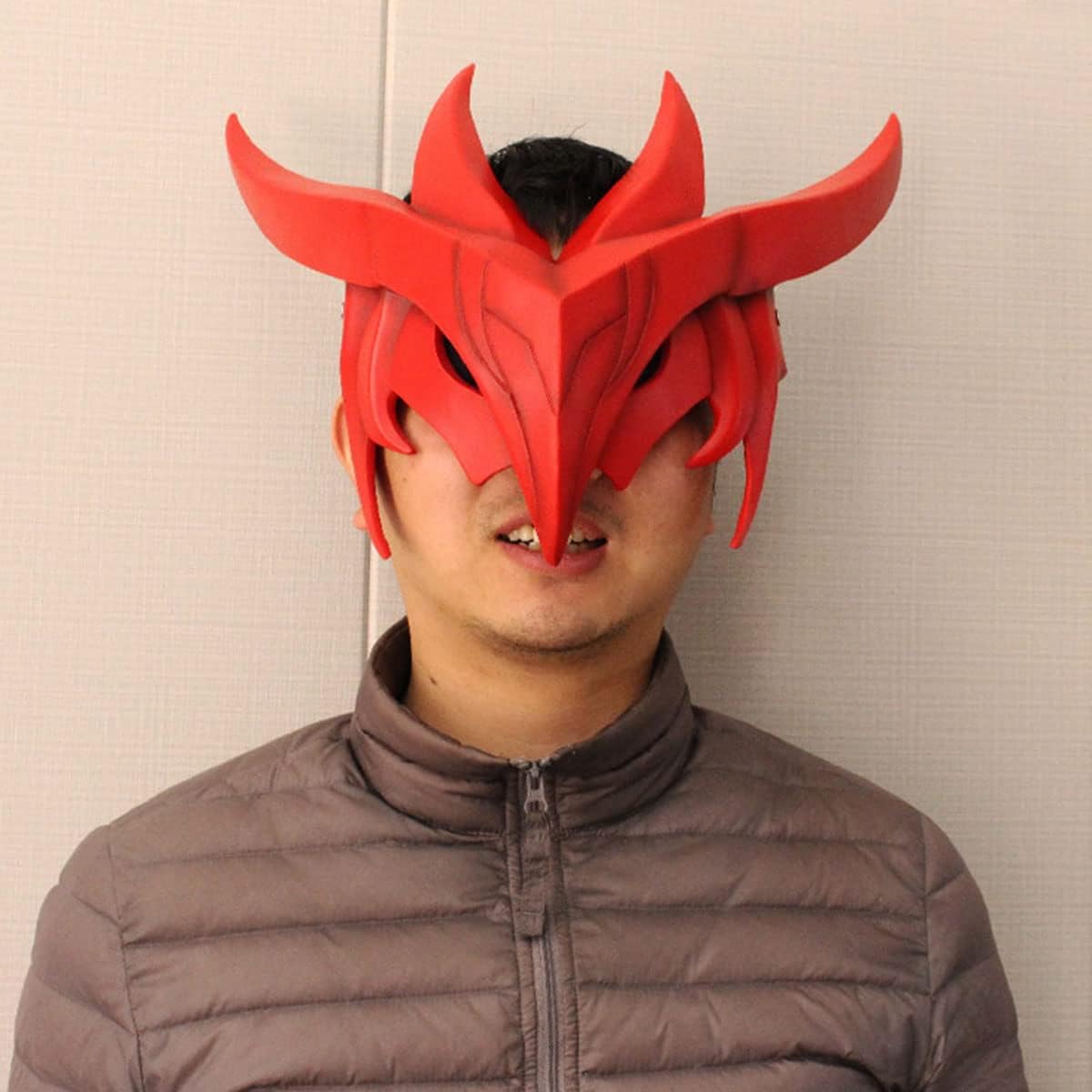 The Knight Unforgotten Yone Cosplay Mask Legends Full Size Halloween Party Costume Props Resin