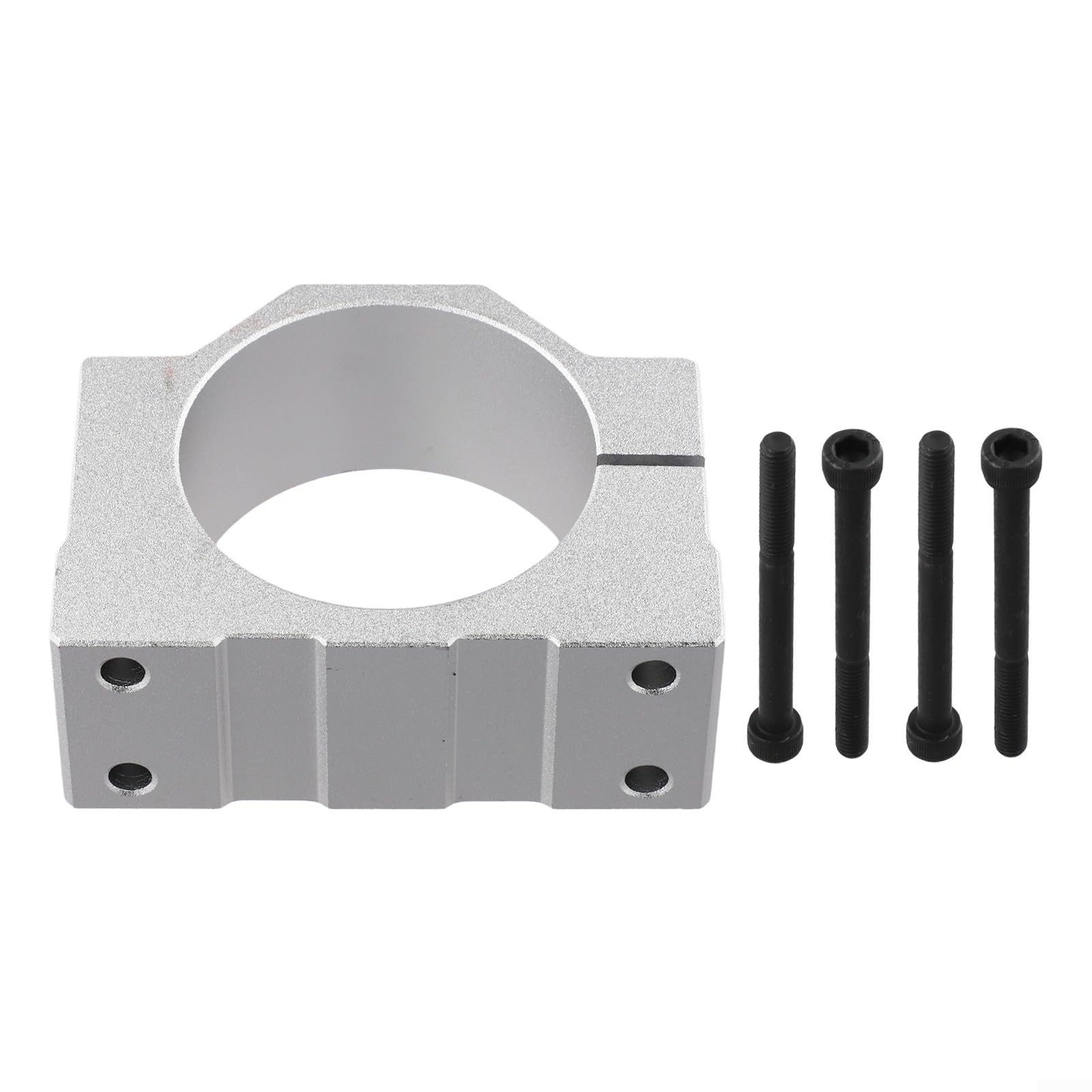 Support de fixation de moteur CNC pour support de broche DZ65, plaque de montage en aluminium avec 4 vis, compatible avec routeur de machine CNC, 1 pièce