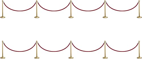 Beistle Stanchion Props - Juego de decoración de pared de alfombra roja con 18 imágenes cortadas en 2 hojas de plástico transparente, accesorio de