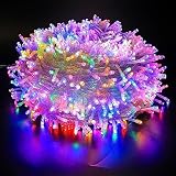 FULLBELL Christmas Lights, 66Ft 200 LED String Lights with 8 Modes Fairy Lights for Bedroom, Wedding