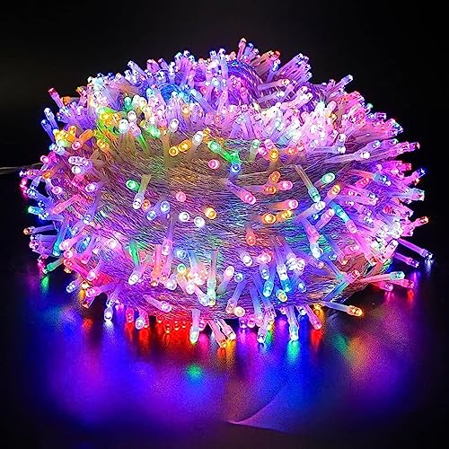 Fullbell Christmas Lights, 66Ft 200 Led String Lights With 8 Modes Fairy Lights For Bedroom, Wedding, Chirstmas Tree, Festival Party, Garden, Patio, Outdoor Indoor Decor (Colorful) #TOP23