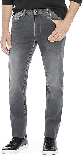 Kenneth Cole Jeans ajustados para hombre - Jeans elásticos para hombre con poliéster reciclado Repreve - Jeans para hombre Slim Fit