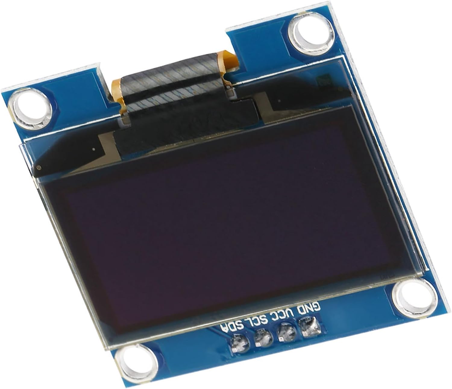 Dioche 1 3 I2C 121 3-дюймовый модуль OLED-дисплея I2C 128x64 синий текстовый экран для электроники MP3-плееров и умных устройств