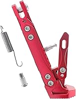 Vista 19 de Soporte de patada universal para motocicleta, accesorios para moto, scooter modificado, trípode ajustable de aleación CNC, soporte lateral para pie