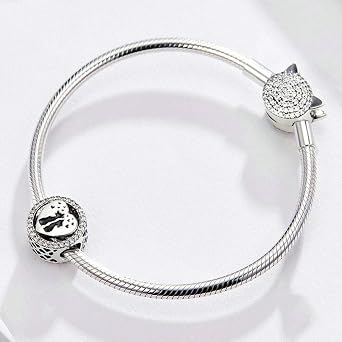 Sterling Silver Cat, Camel, Rabbit, Dolphin, Butterfly Charm Bracelet for Pandora Lovers