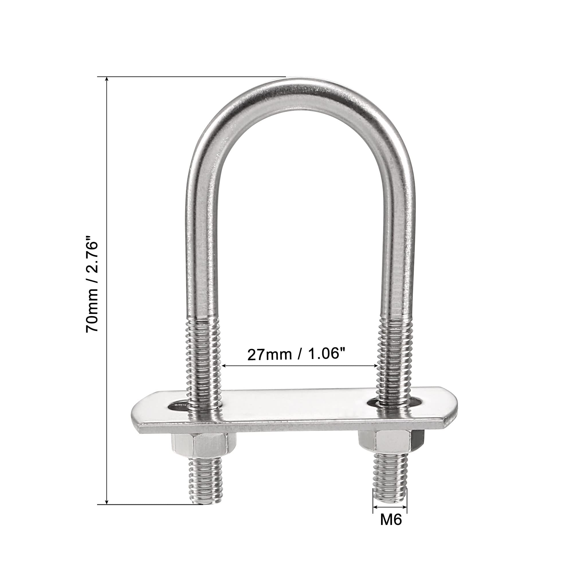 3 X MORSETTI per banconote acciaio inox argento opaco in confezione
