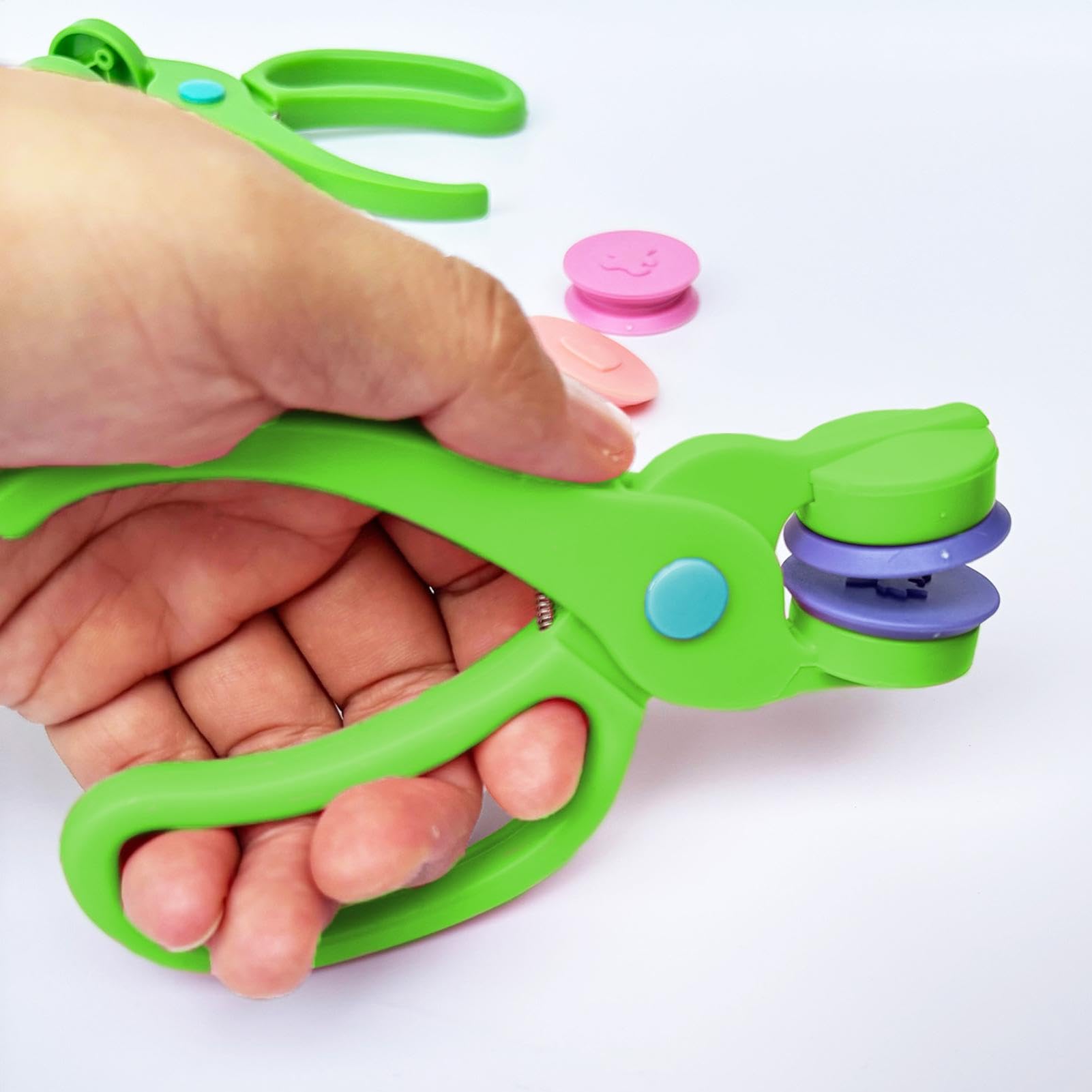 Prägemaschine für Kinder, 8-facher Hand-Papierprägegerät, Papierstanzer-Prägegerät, lustige kreative Bastelwerkzeuge, Scrapbooking-Bastelpapierprägegerät für Papier