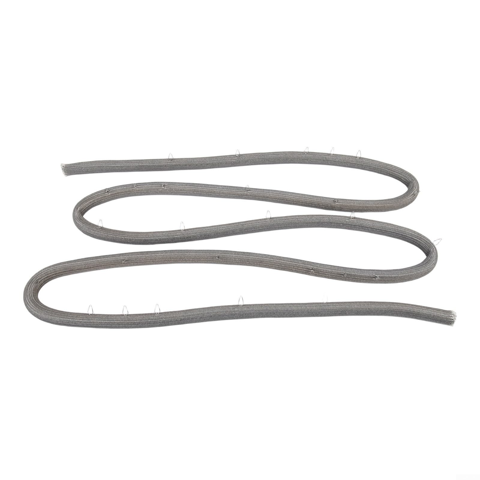 Yhenlovtt Juntas de sellado de puerta de horno de cocina de 86 pulgadas de largo, resistentes a la temperatura, juntas de sellado de puerta de horno con 27 clips