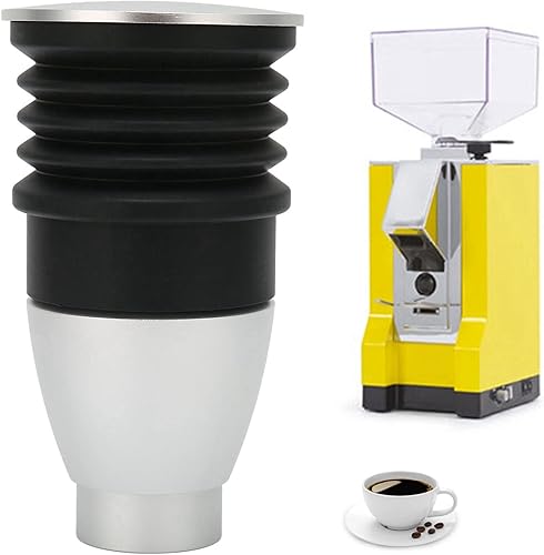Molinillo de café de dosis única, molinillo de grano de expreso, molinillo de café de aleación de aluminio, accesorios de cubo de frijoles con