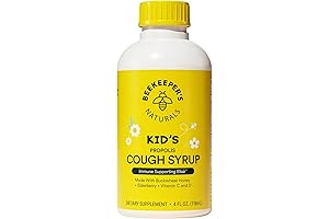 Propolis Honey Cough Syrup Daytime for Kids Immune Support