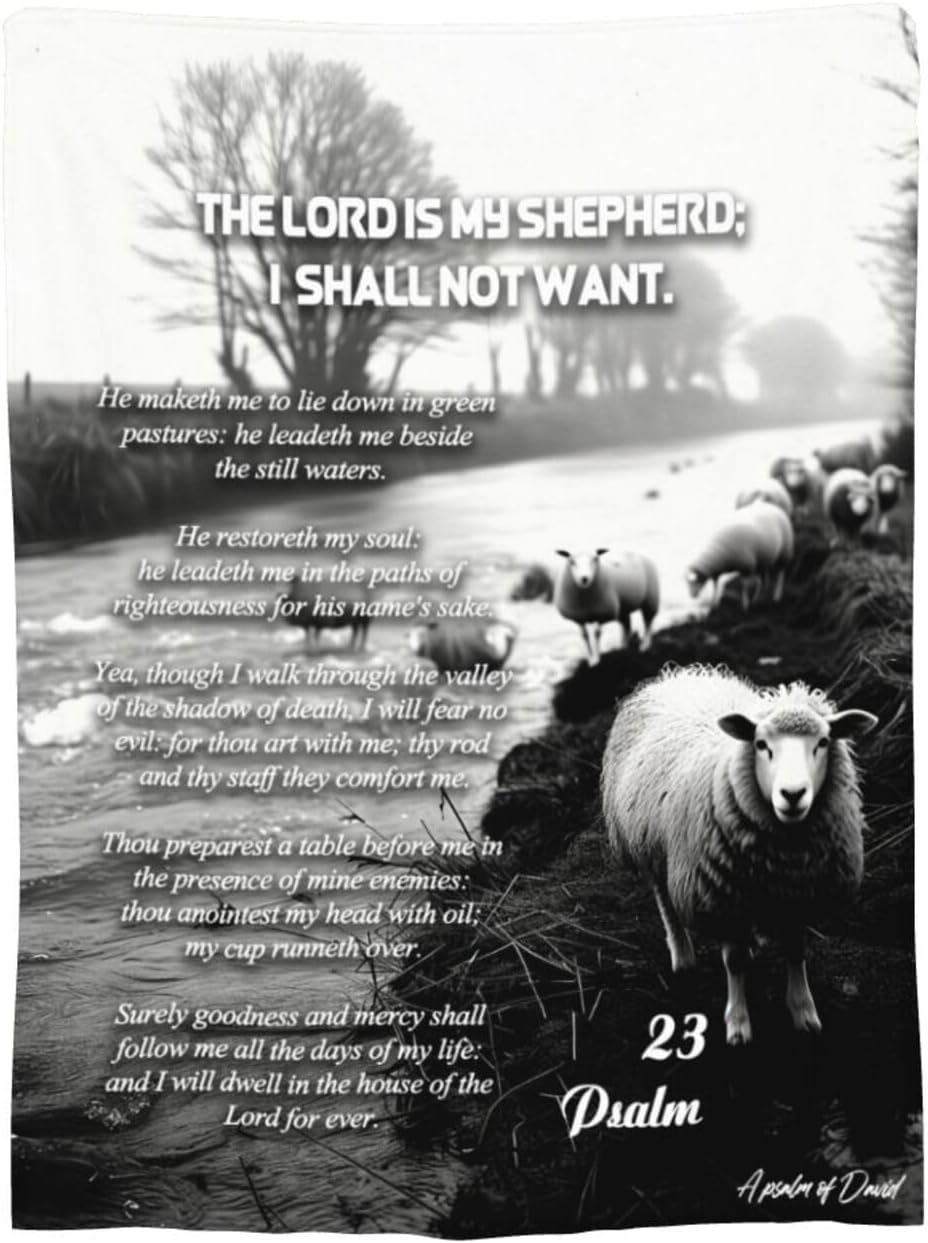 amazon-psalm-23-gifts-blanket-60-x50-bible-verses-christian