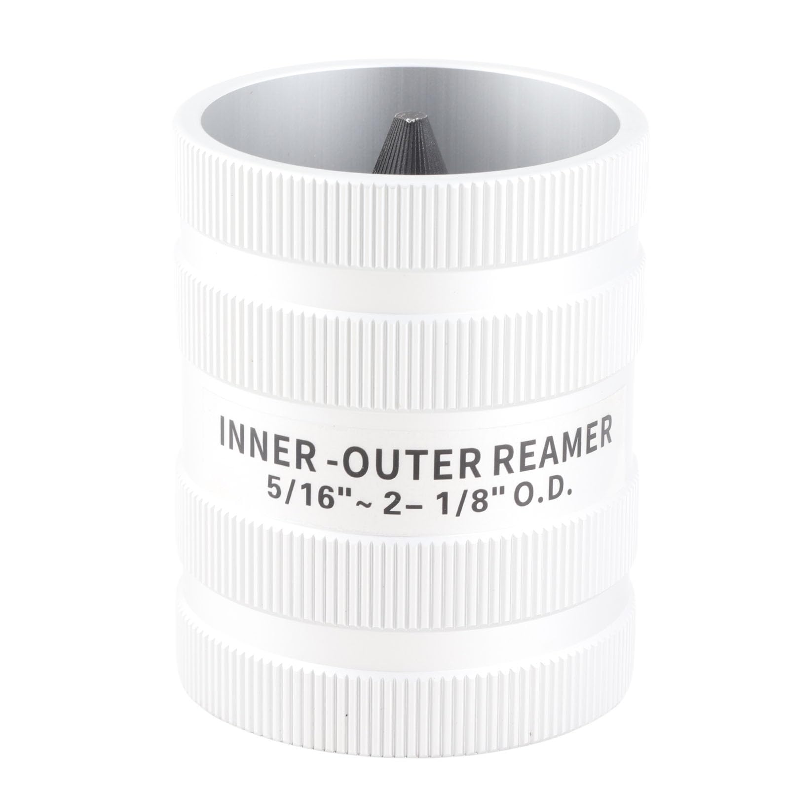 Generic Herramienta de Chaflán para Desbarbar Tubos con Diseño de Acero de Múltiples Hojas para Tubos de 5/16" a 2-1/8" de Diámetro Exterior para Aficionados Al Bricolaje