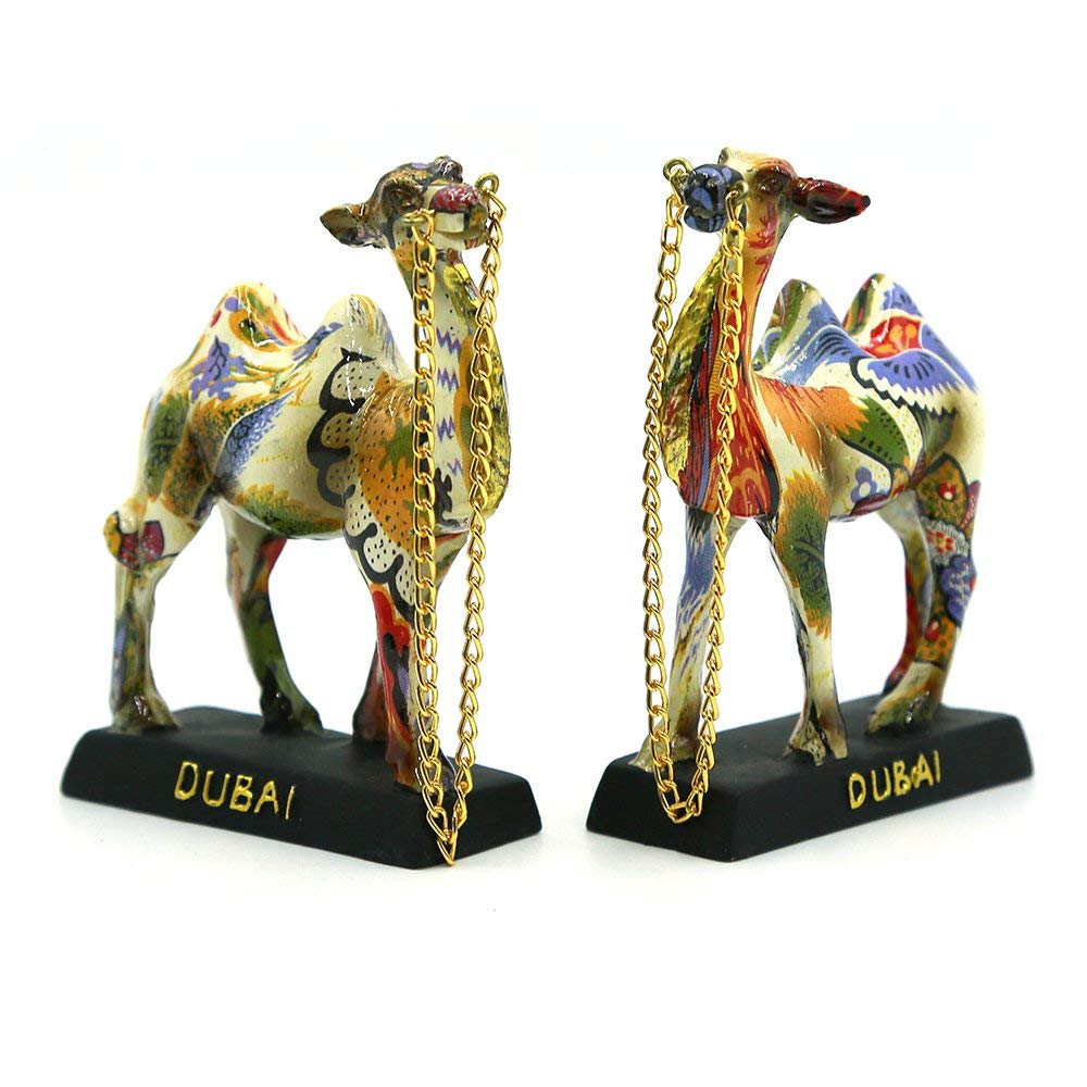 Dubai Souvenir Twin Camel Statue (Small)