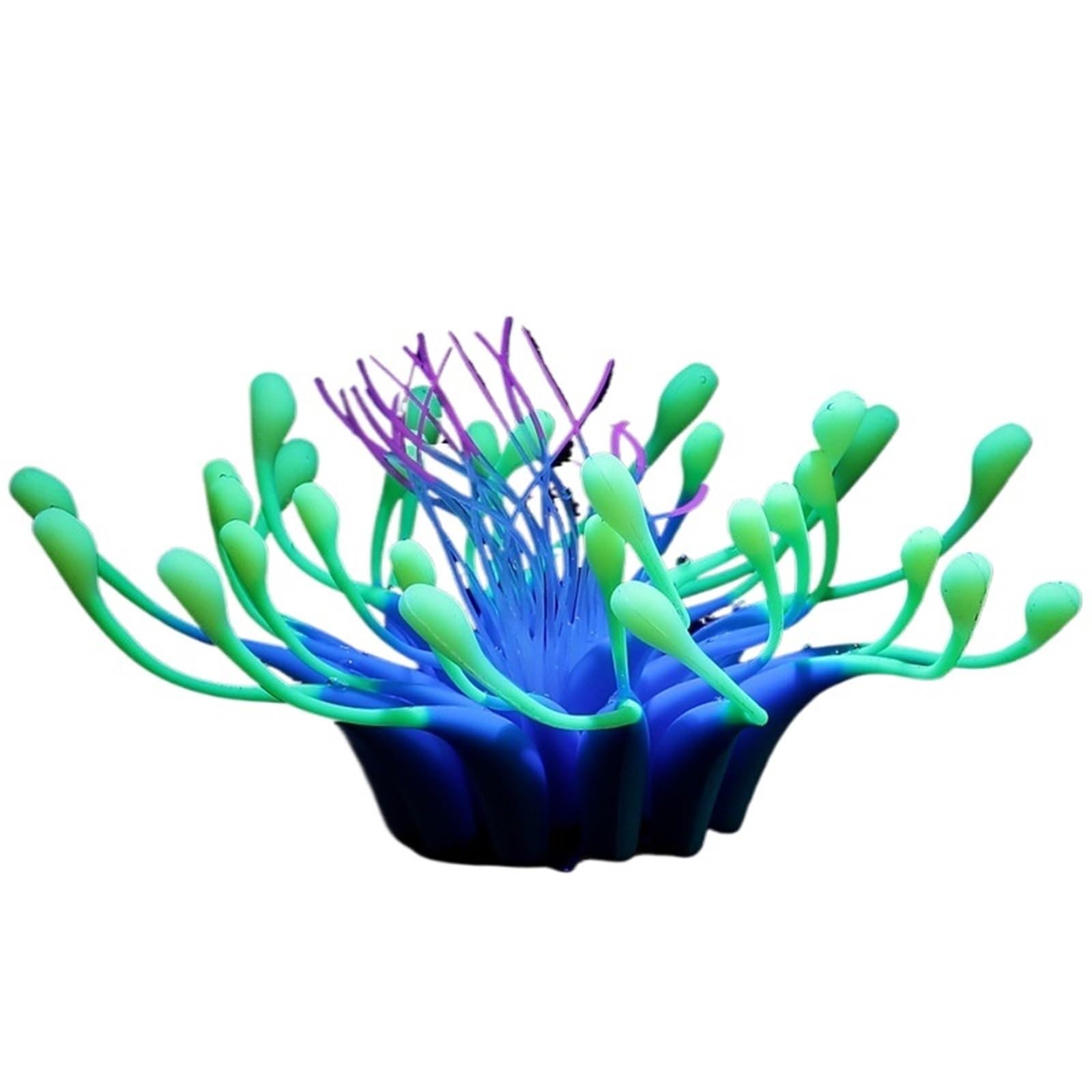 UULIMAXONT Simulated aquarium plants, Artificial Glowing Coral Simulation Aquarium Decor Multicolor