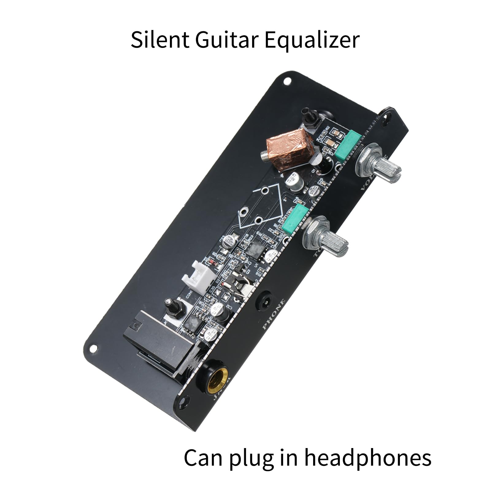 HXYIG Guitar Pickup Silent Guitar Equalizer Pickup with Tone Volume Control Knob for Luthier DIY Parts