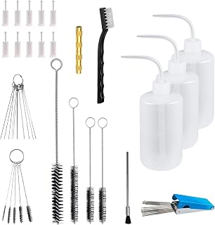 Multi-Purpose Spray Tool Cleaning Kit with Spray Tools Filters, Paint Tools Clean Kit Airbrush Cleaning Kit for HVLP Gravity, Suction, Detail Paint Tool, Airbrush