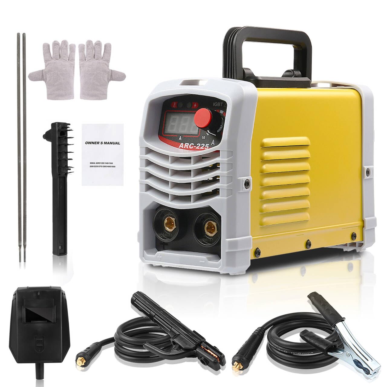 TOOLIOM 135A 110V Stick Welder MMA Arc Welder Machine Dc Inverter Welder With Digital Display Portable Welding Machine
