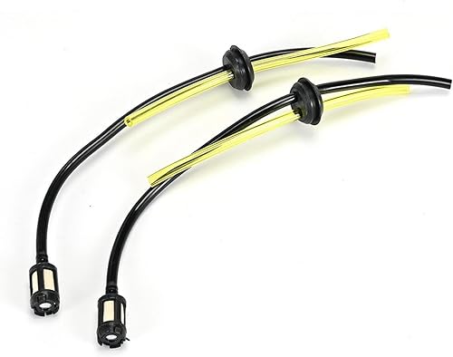 Miniatura 2 de Generic 5 filtros universales de tubo de manguera de combustible, kit de filtro de gasolina universal con filtro de tanque y junta de bombilla de