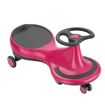 Magpie Magic Car/Swing Car Ride-On Toy Car for Kids (1-12 Year Old) (Tulip Pink)