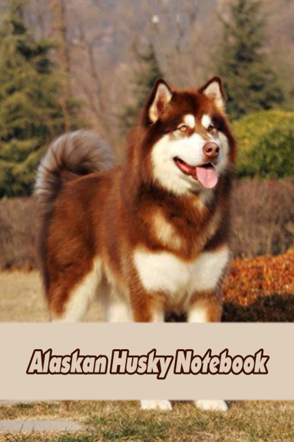 Alaskan Husky Notebook: Notebook|Journal| Diary/ Lined - Size 6x9 Inches 100 Pages