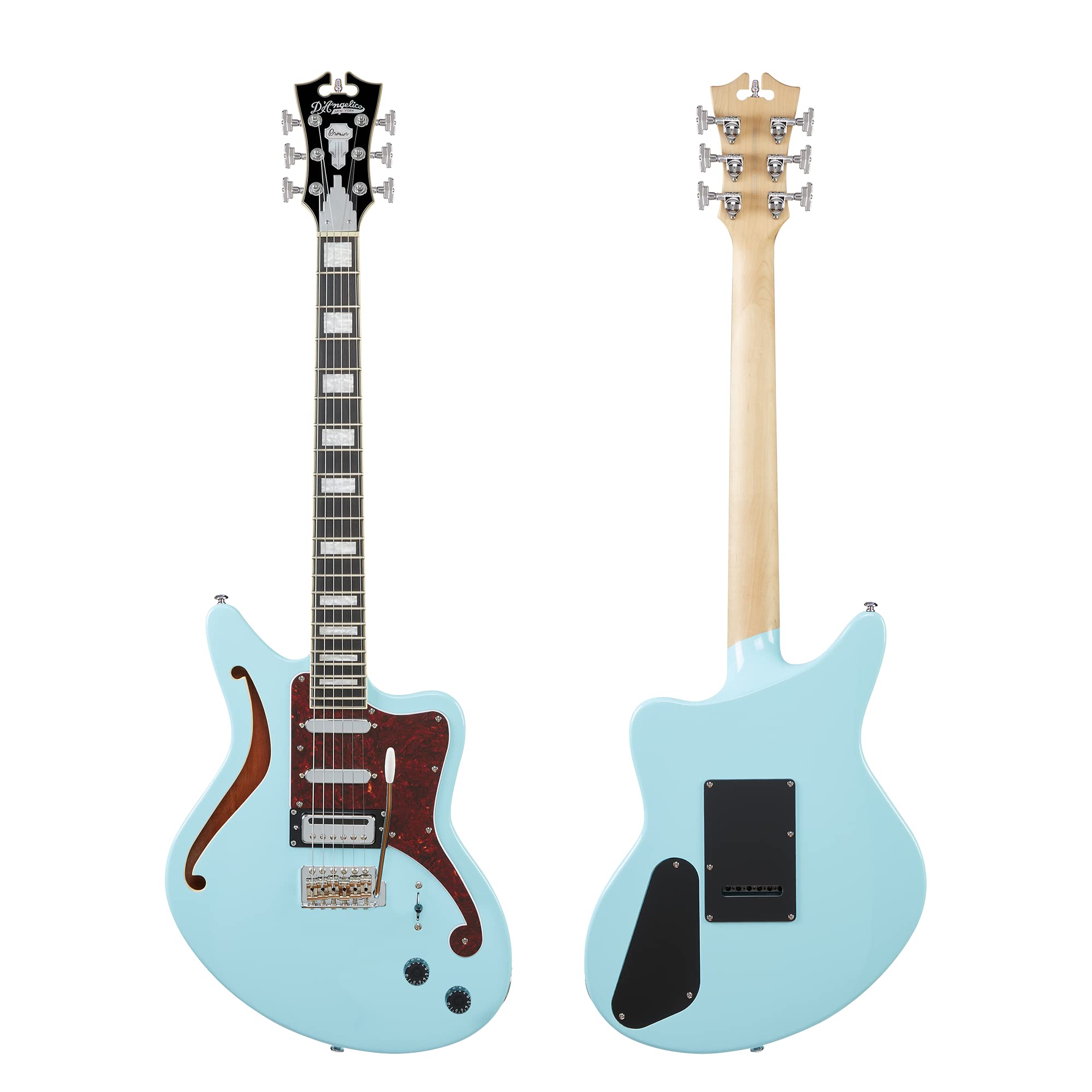 Amazon | D'Angelico Premier Bedford SH, Sky Blue | エレキギター