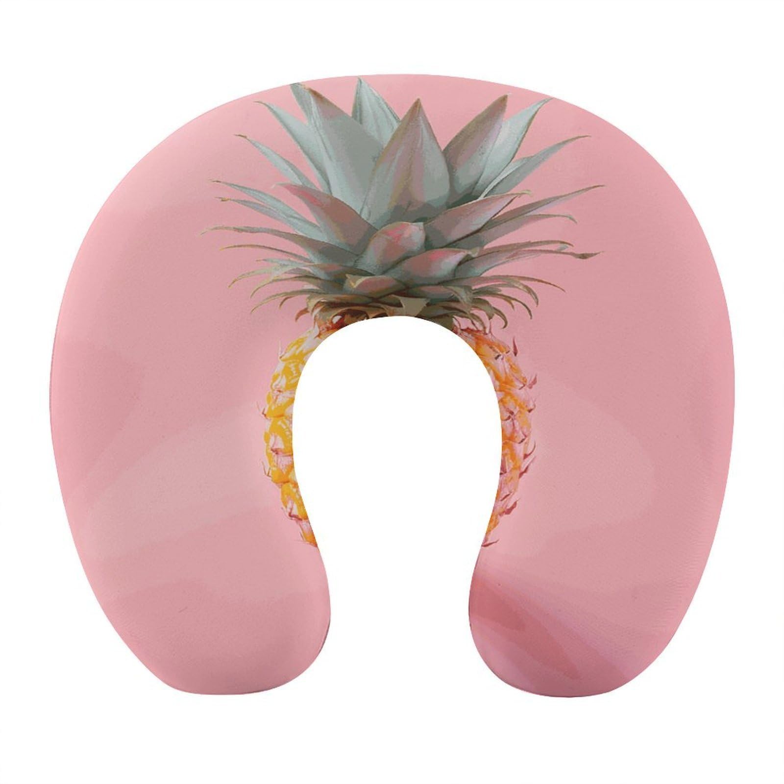 Btcowzrv Style A Pineapple U Shaped Neck Pillow Travel Pillows