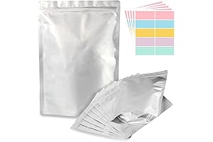 Extra Thick 1 Gallon Mylar Bags for Secure Long-Term Food Storage