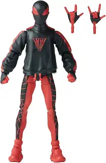 ハズブロ(HASBRO) MARVEL マーベルレジェンド・シリーズ マイルズ・モラレス スパイダーマン、スパイダーマン レジェンド 6インチ(15センチ)サイズ アクションフィギュア、アクセサリー2個付き F6571 正規品