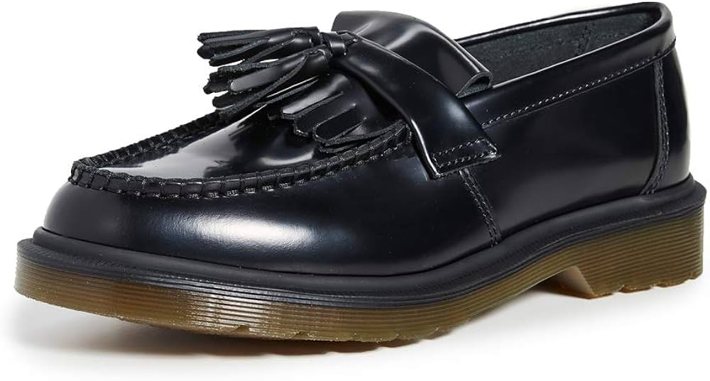 Dr. Martens ADRIAN SLIP ON SHOE・UK7 Dr. Martens Adrian Women's Tassle Loafer Slip-On (US 7 / UK 5