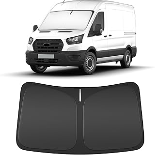Ford Transit 2015-2024 Windshield Sun Shade Compatible Accessories Foldable Design Sun Shade Shade Protect Against Sun Rays and Heat Damage