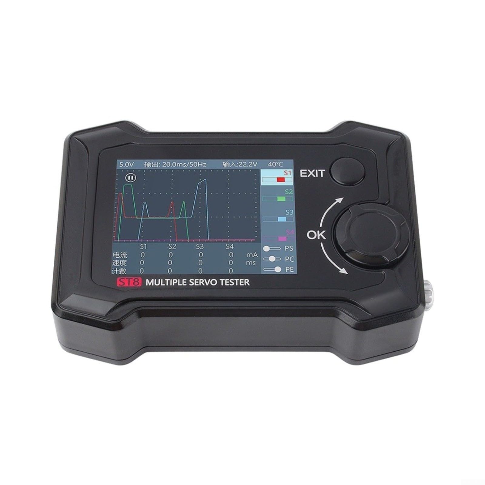 Para Probador de motor St8 de 8 canales para señales PWM/PPM