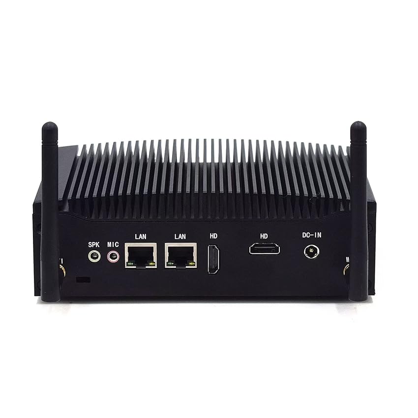 Immagine del prodotto PC Fanless Mini PC industriale Windows 11 Pro i5 16 GB RAM 512 GB SSD Core i5 7300U Mini computer desktop 2HD RS232 WEIDIAN Mini PC desktop PC industriale Linux RJ45 Dual Band per Business School Home