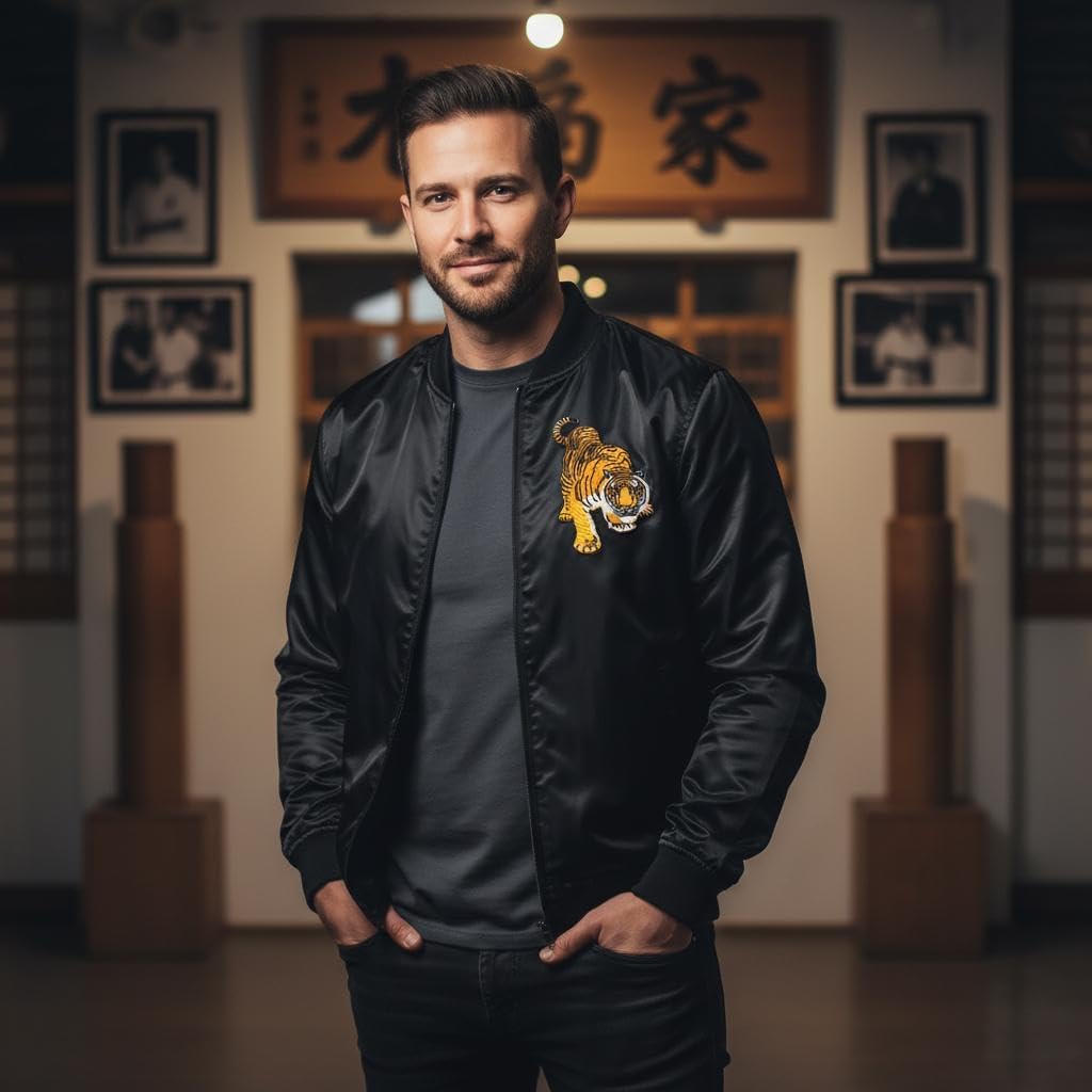 Bengal Tiger Iron On Patch 4x6 Inch, Embroidered Animal Applique for Jackets and Backpacks, Wildlife DIY Fashion Decor