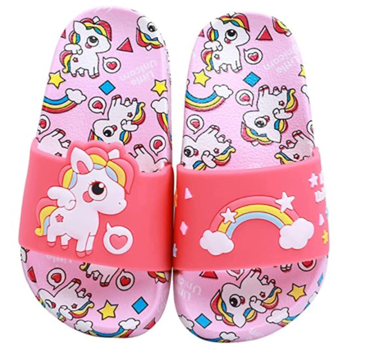 Chanclas de Playa Unicornio Antideslizante Zapatillas de Ducha Niña Niño Verano