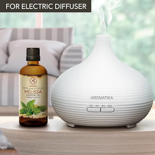 Miniatura 6 de Melissa - Aceite esencial de Melissa de 3.4 onzas líquidas - Melissa Indicum - Aromaterapia - Homefragrance - Aceite puro de melisa para el cuidado