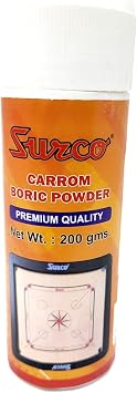 Surco Professional Carrom Board Powder for Carrom Board - 200 GMS
