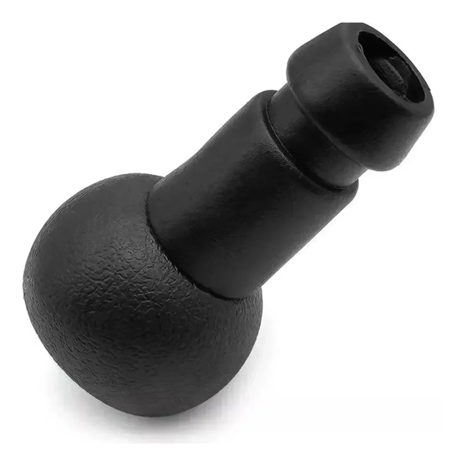 Glblpexelr Silvery Leather Gear Knob For Peugeot 206 207 306 307 308 3008 406 4007 Gear Lever Handball 5-Speed Shift Transmission Knob Head(Silvery)