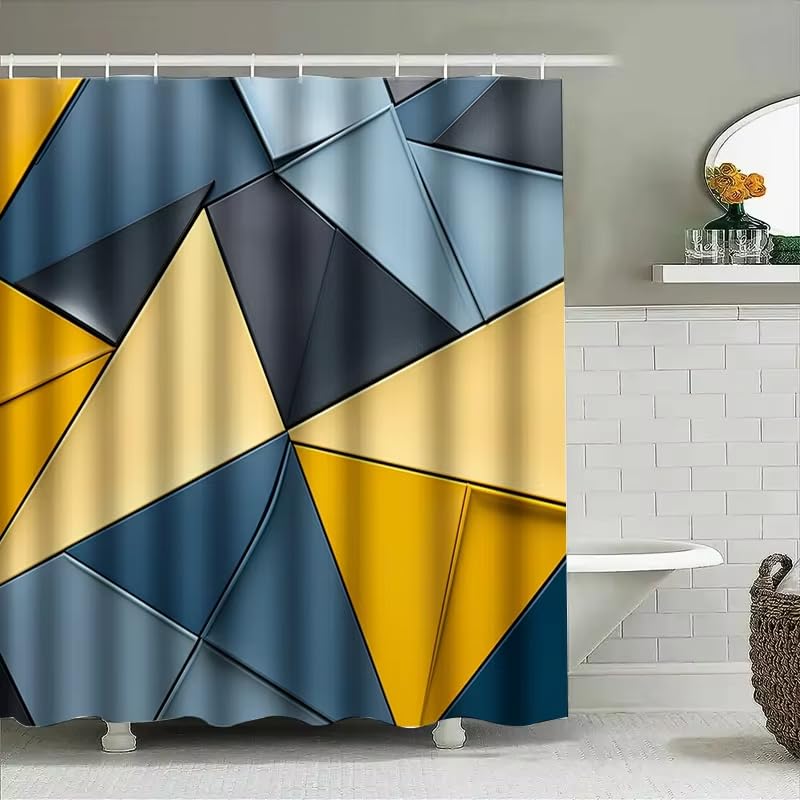 Rideau de douche moderne pour illuminer la décoration de votre salle de bain