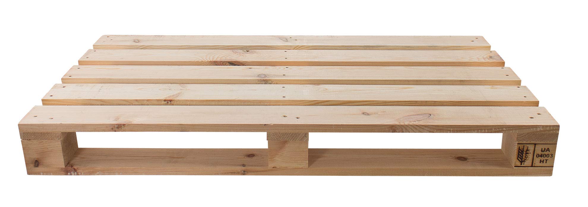 Vinterior Paleta de palé de Madera Natural de 120 x 60 x 13 cm