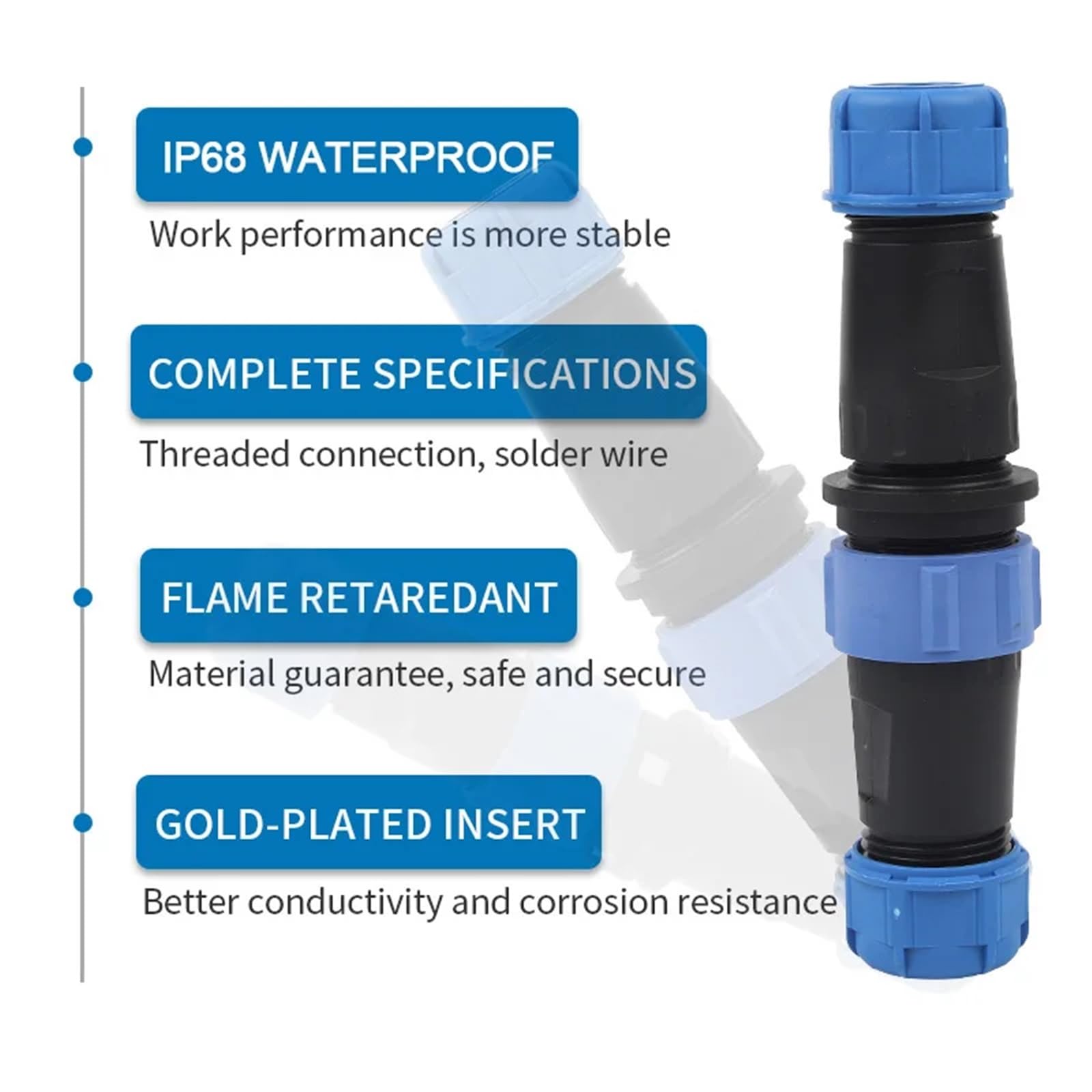 SP21 Connettore elettrico tipo attracco 2 pin-12 pin cavo di alimentazione cavo di alimentazione aviazione 1 pz (SP21-5D)