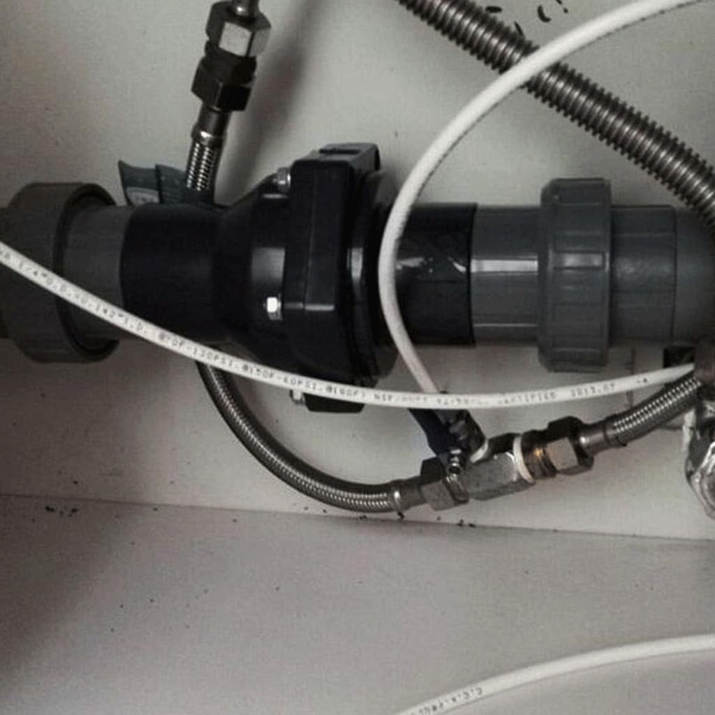 Válvula de cierre con rosca, Válvula de retención aleta UPVC Conector plástico ID 20-75 mm