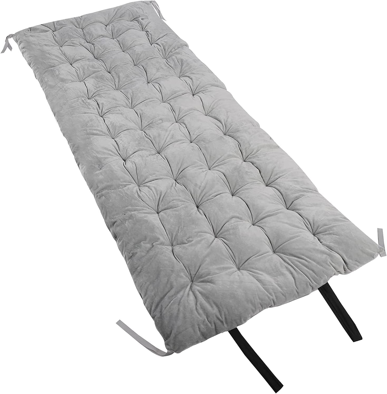 REDCAMP XL Mattress for Camping Bed, 190x75cm Soft Comfortable Cotton Thick Sleeping Mattress Pad ,Grey Thicker
