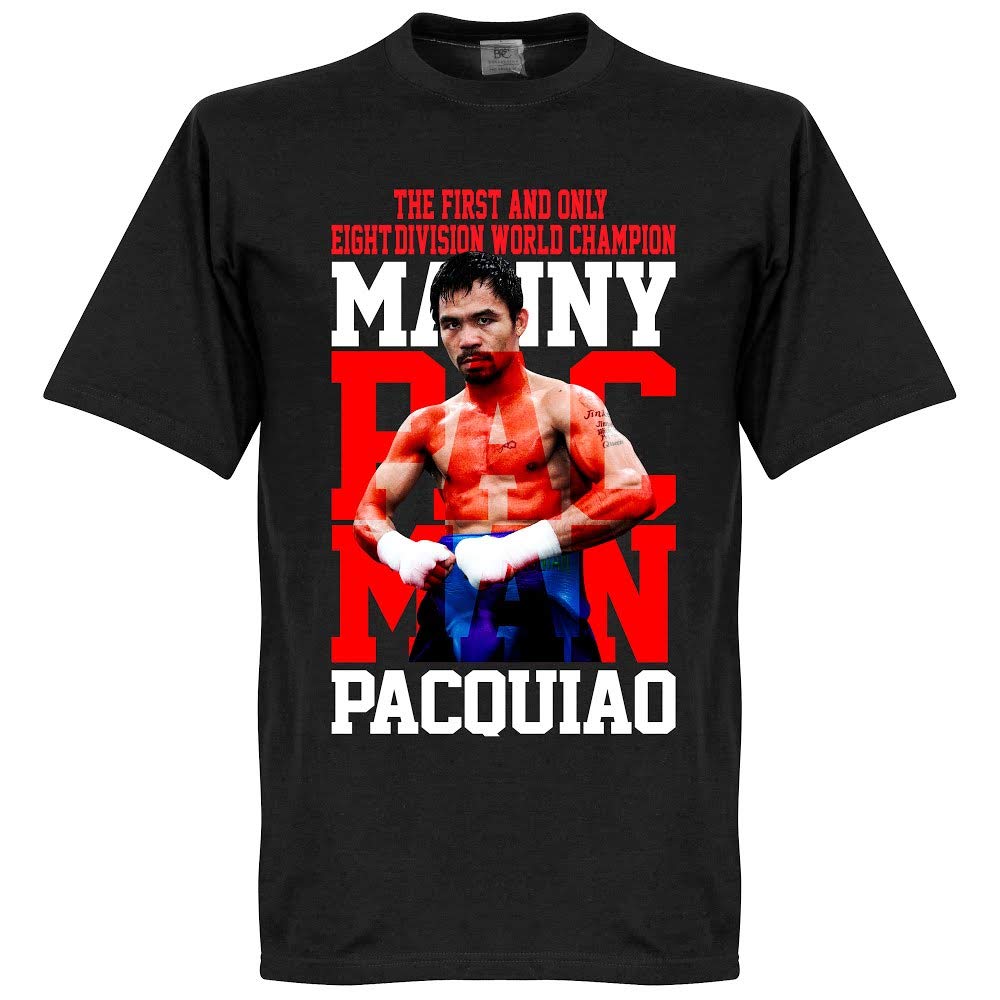 Retake Manny Pacquiao Boxing Legend Tee - Black