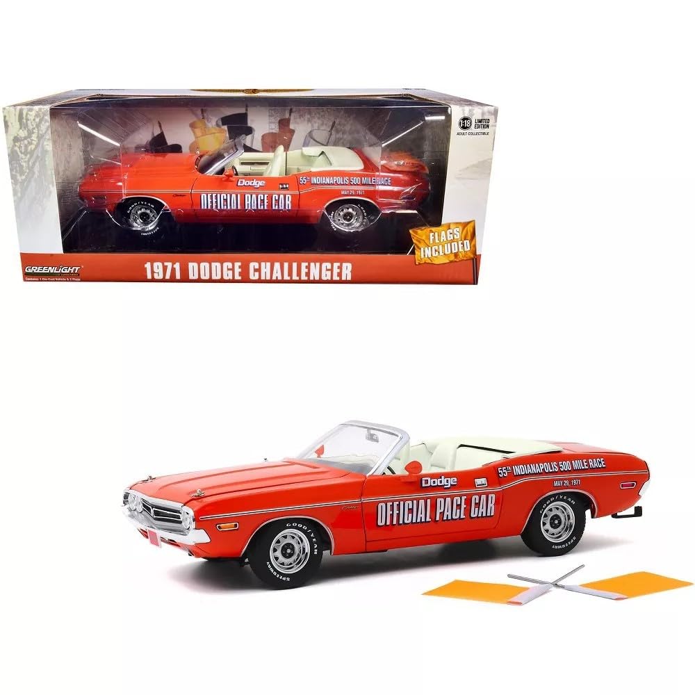 Amazon.com: Greenlight 13569 1971 Dodge Challenger Convertible