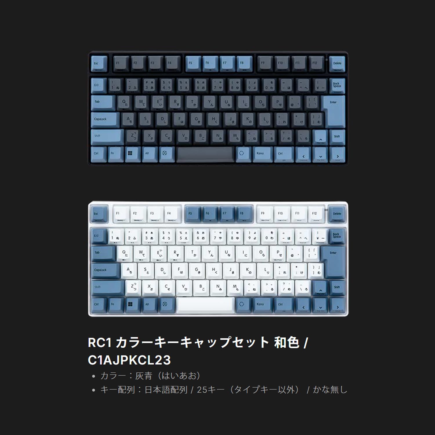 Amazon.co.jp: REALFORCE RC1 キーボード 対応 キーキャップ セット