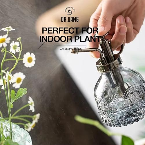 Miniatura 3 de DR.UANG Plant Mister Spray Bottle for Plants Glass Indoor Plant Spritzer Mister Bottle Plant Gifts (Grey 200ml 6.4inch)